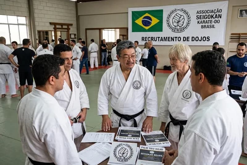 Sensei narita no senso nacional de Dojos